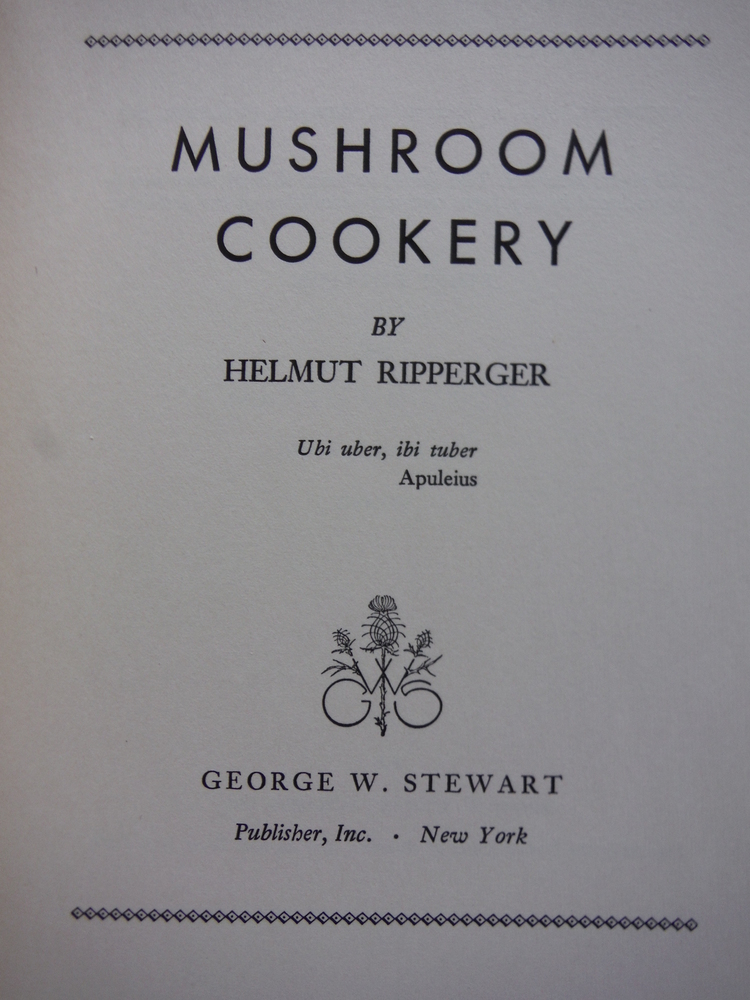 Image 1 of Mushroom Cookery