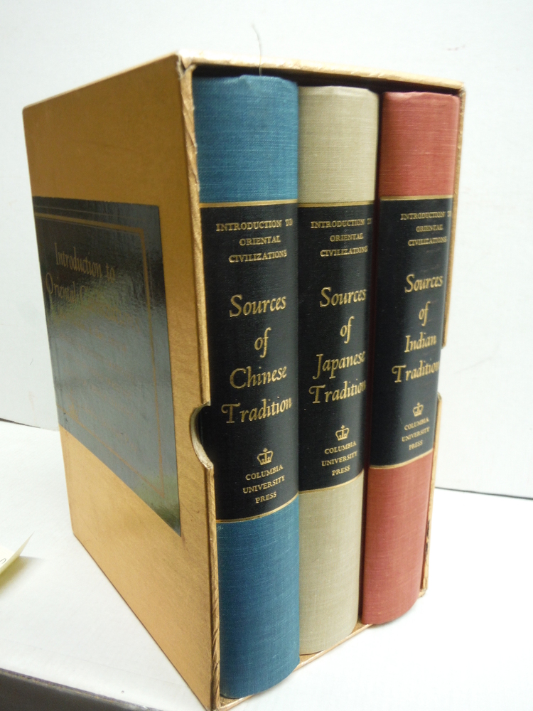Introduction to Oriental Civilizations: Three (3) Volumes in Slipcase: Sources o