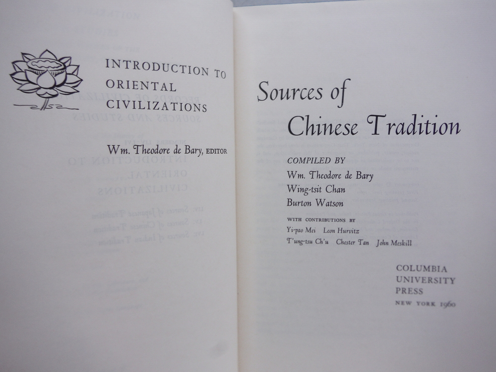 Image 2 of Introduction to Oriental Civilizations: Three (3) Volumes in Slipcase: Sources o