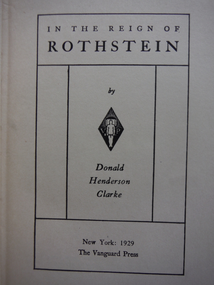 Image 1 of In the reign of Rothstein,