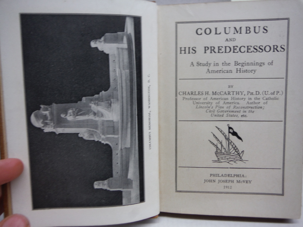 Image 1 of Columbus and His Predecessor's (Souvenir Edition)