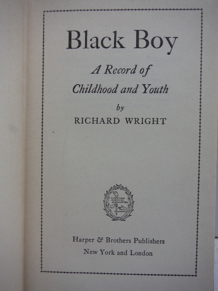 Image 1 of Black Boy A Record of Childhood and Youth