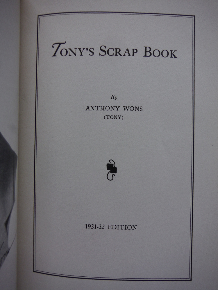Image 1 of Tony's Scrap Book