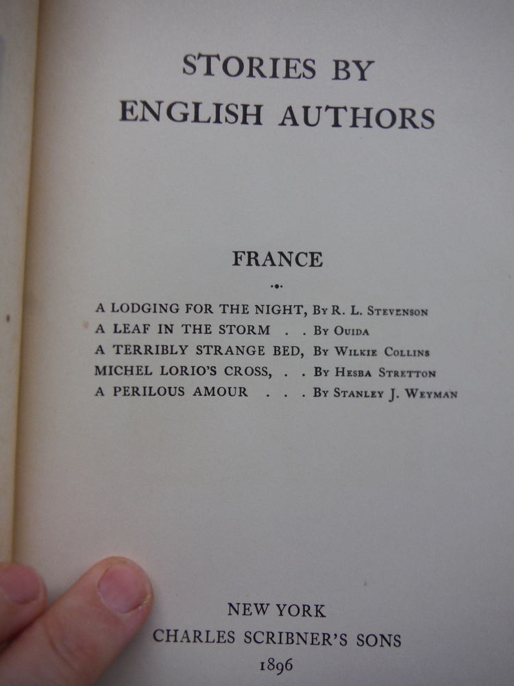 Image 2 of Scribner's Stories by English Authors (10 Vol. set)