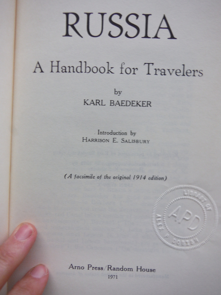 Image 1 of Russia: A Handbook for Travelers (A facsimile of the original 1914 edition)