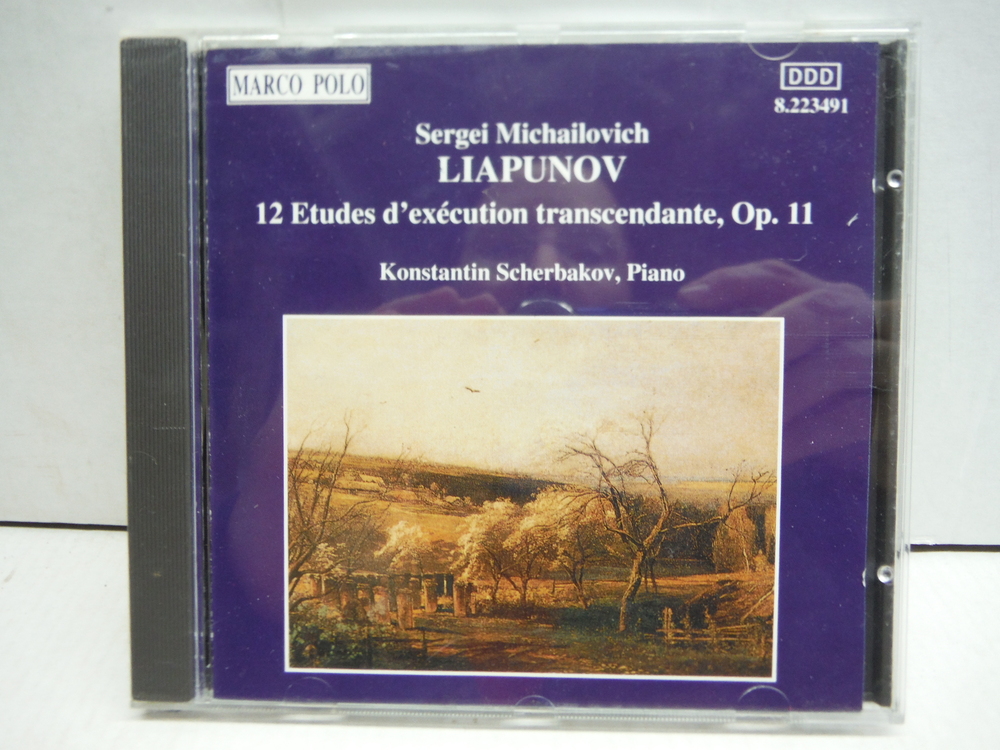 LIAPOUNOV Serguei Mikhailovitch 12 Etudes op.11