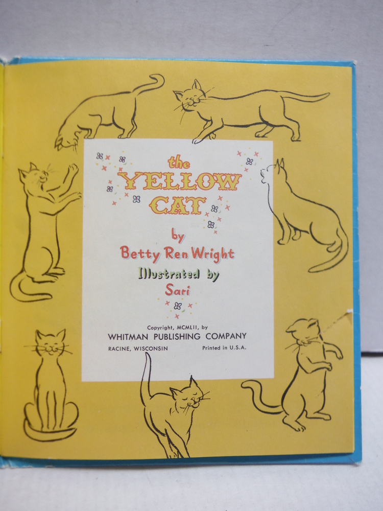 Image 1 of The Yellow Cat. A Fuzzy Wuzzy Book. Tell-a-Tale Books