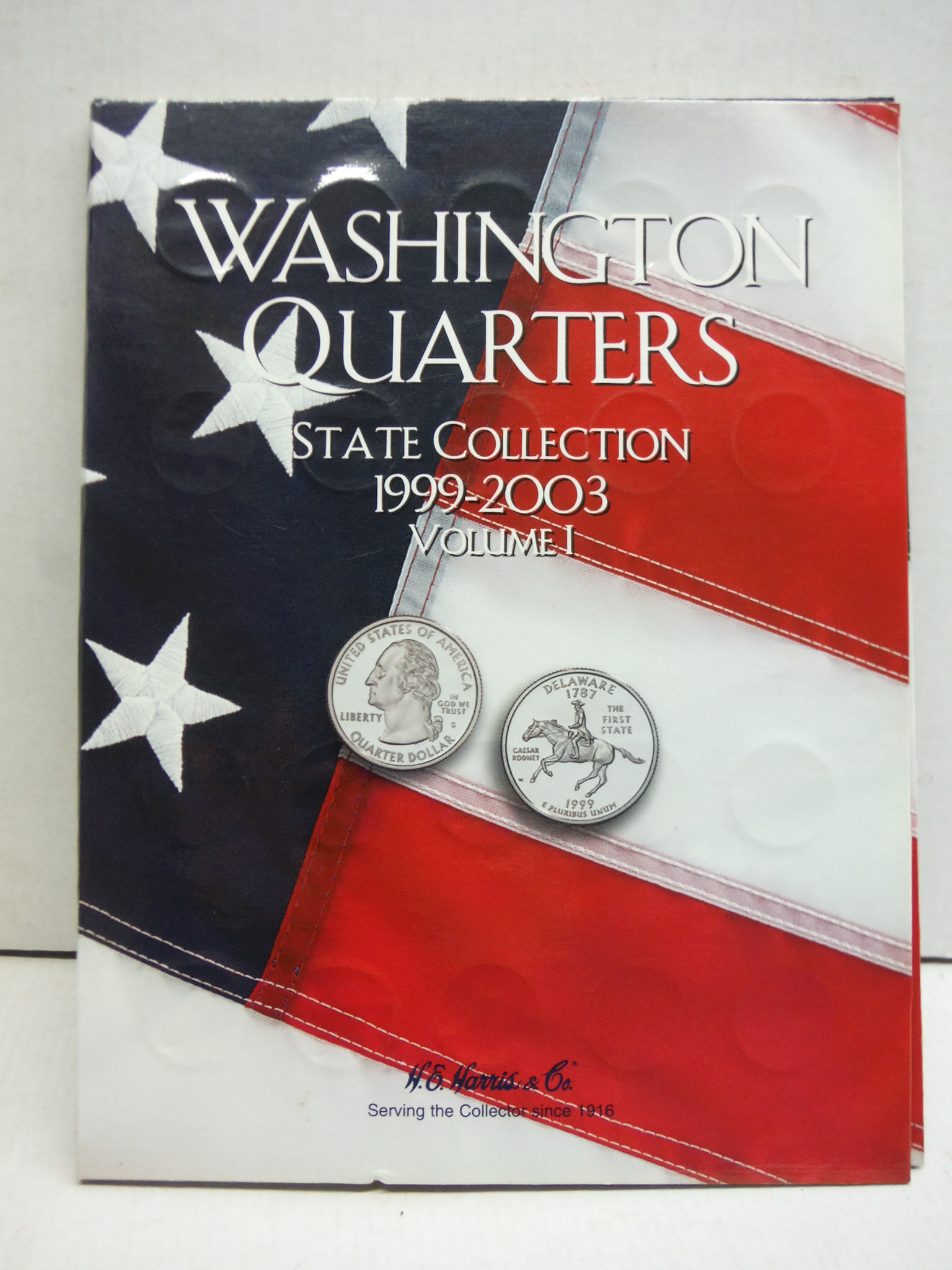 H.E. Harris & Co. Washington Quarters State Collection 1999-2003 Vol. 1 book wit