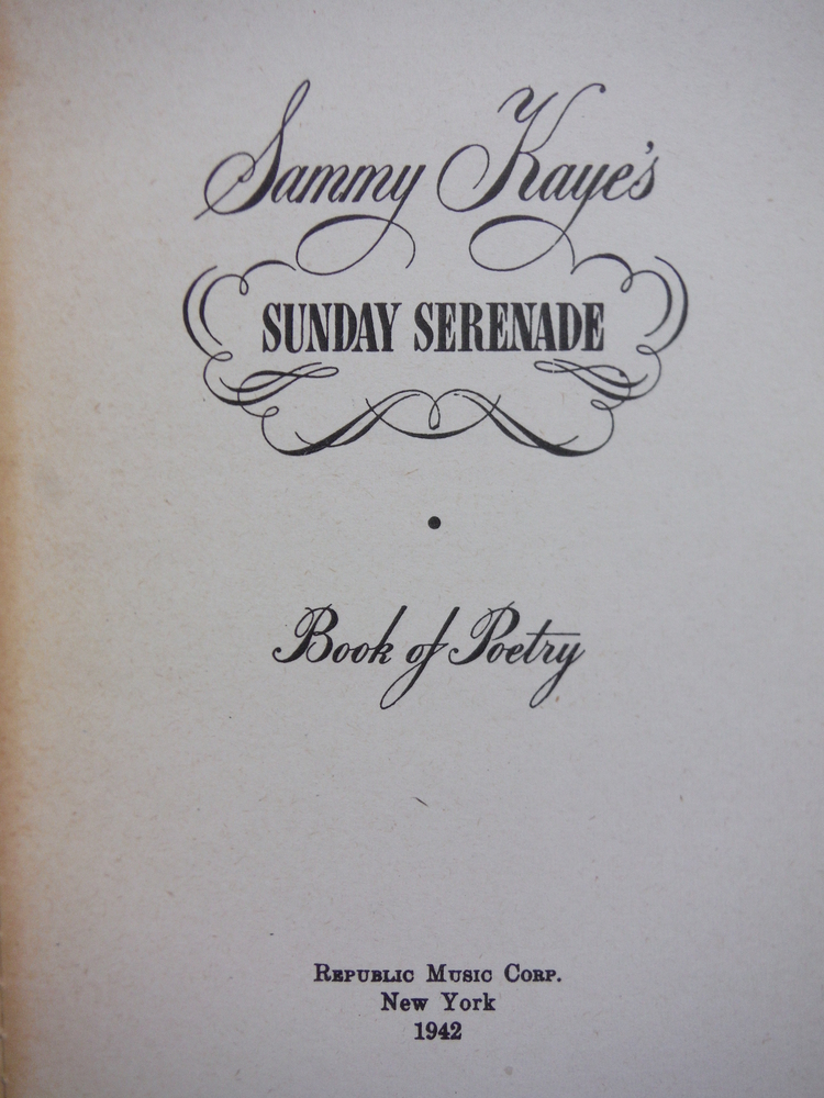 Image 2 of Sammy Kaye's Sunday Serenade (Vol I & II)