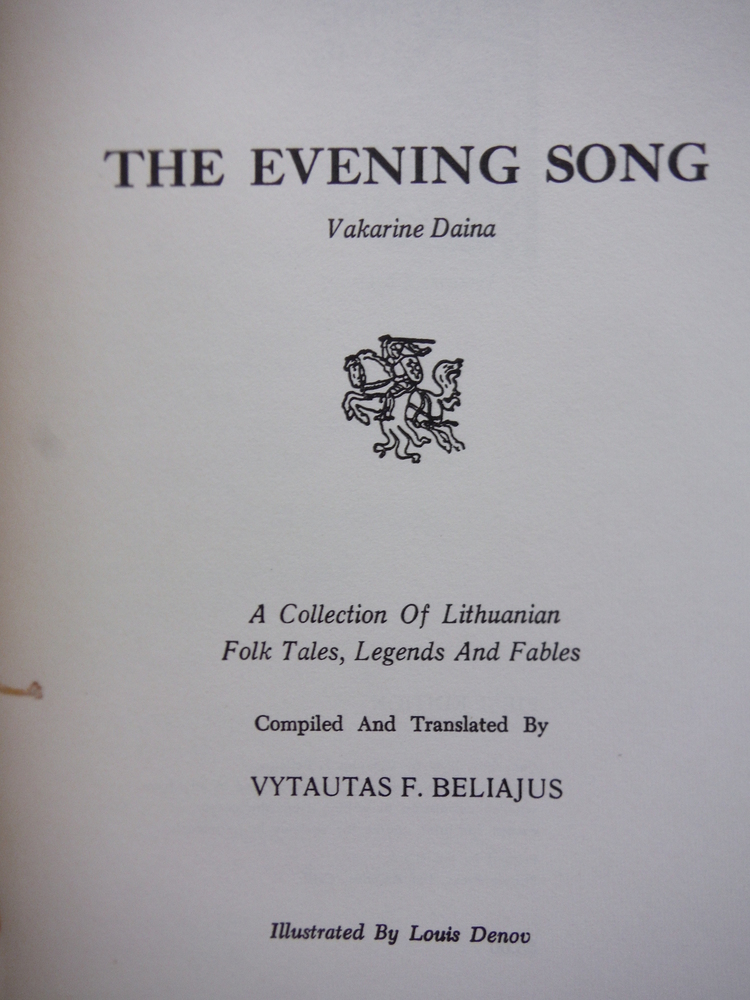 Image 1 of The Evening Song: Vakarine Daina