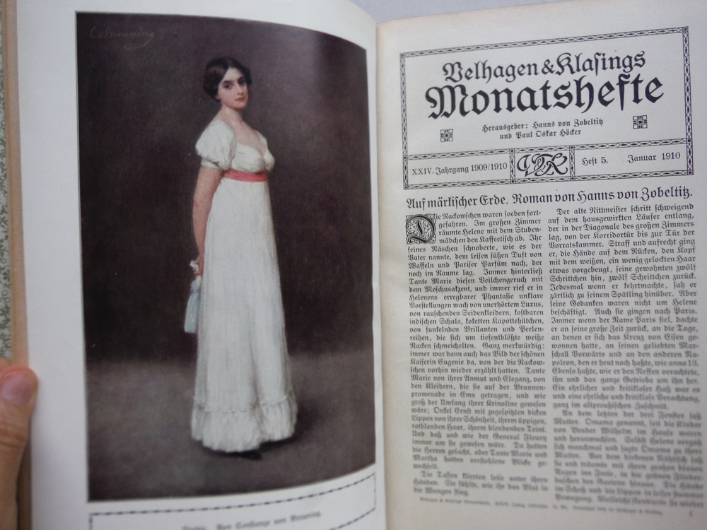 Image 2 of Velhagen & Klasings Monatshefte - XXIV Jahrgang 1909/1910 -2. Band