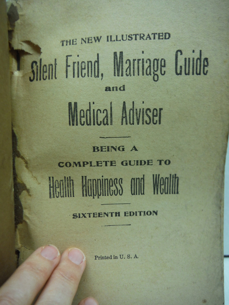 Image 1 of New Illustrated Silent Friend, Marriage Guide and Medical Advisor Being a Comple