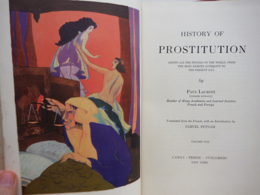 Image 1 of Lacroix: History of Prostitution among All the Peoples of the World, Volume One 