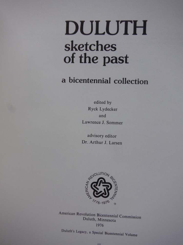 Image 1 of Duluth: Sketches of the past : a Bicentennial collection