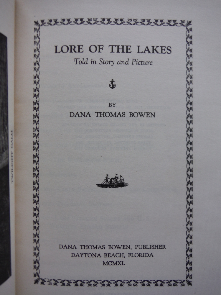 Image 1 of Lore of the Lakes, Told in Story and Picture