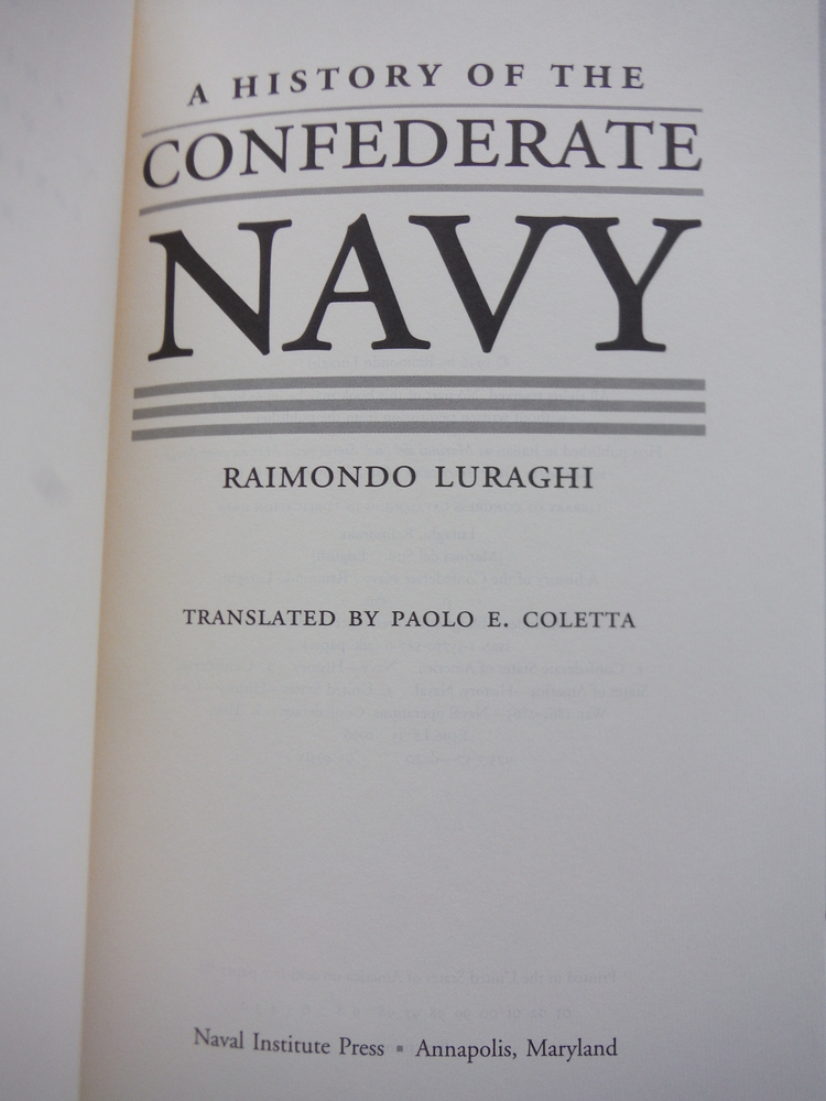 Image 1 of A History of the Confederate Navy