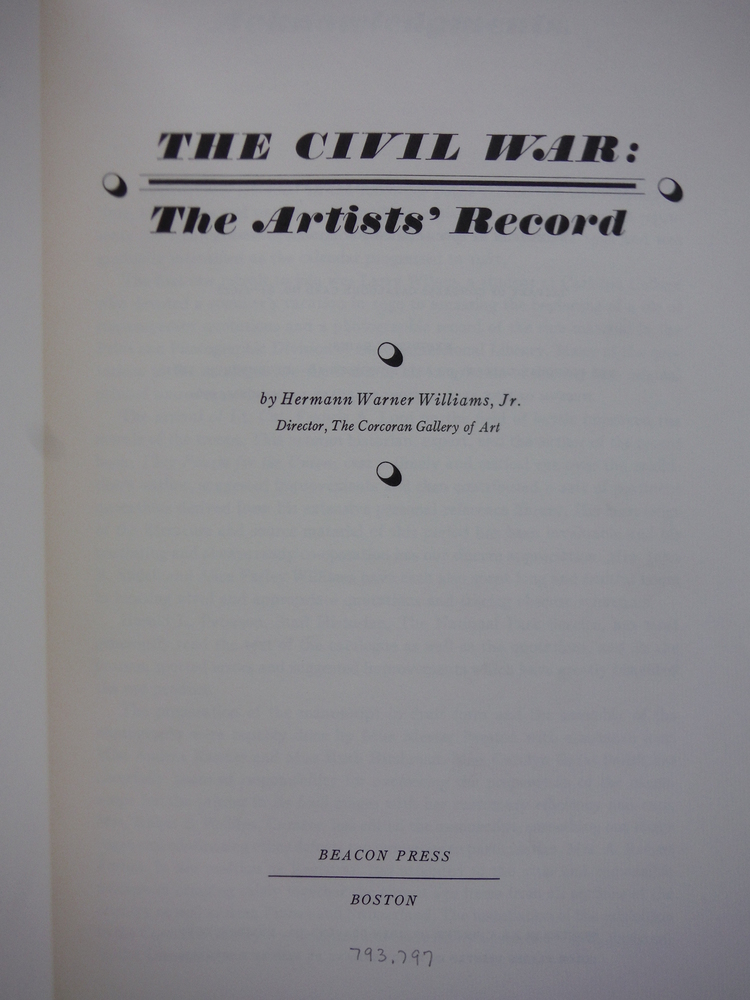 Image 1 of The Civil War: The Artists' Record