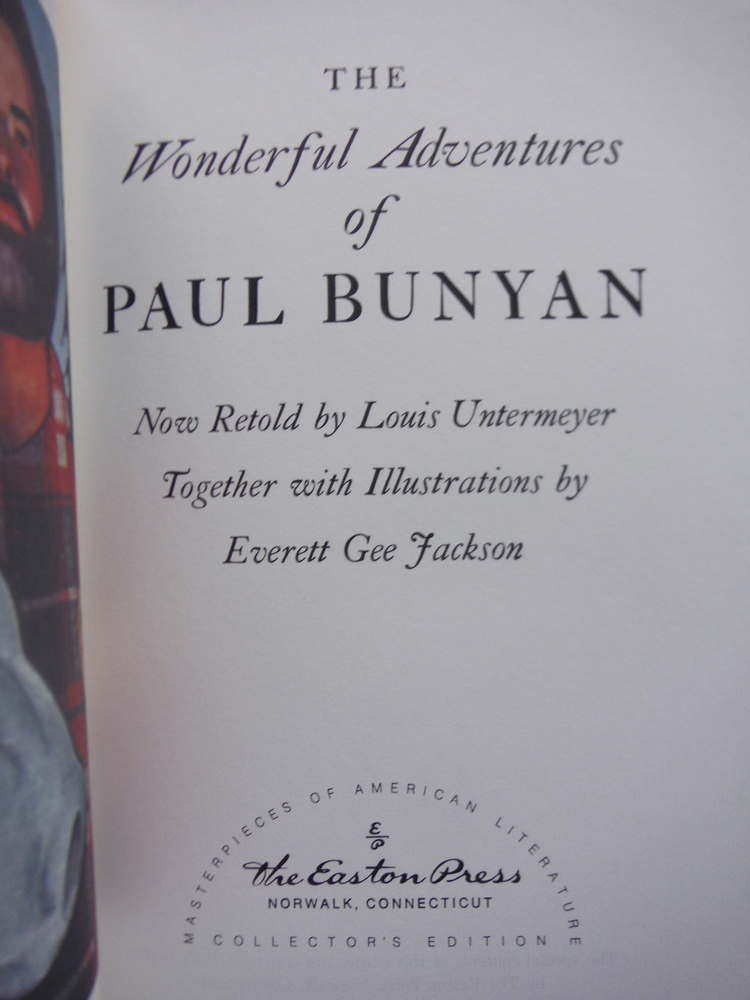 Image 1 of The Wonderful Adventures of Paul Bunyan