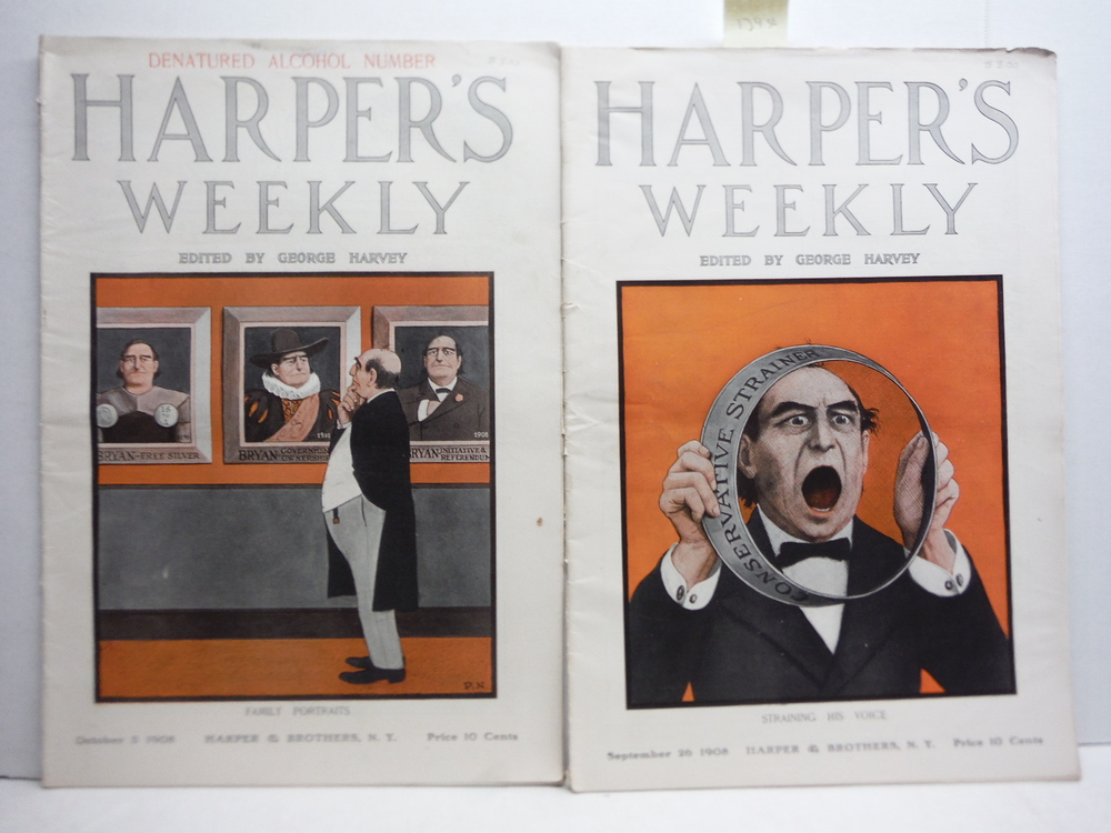 Image 1 of HARPER'S WEELY Vol. XLII - Ten Consecutive Issues Sept. 26, 1908 -  Dec..5, 1908