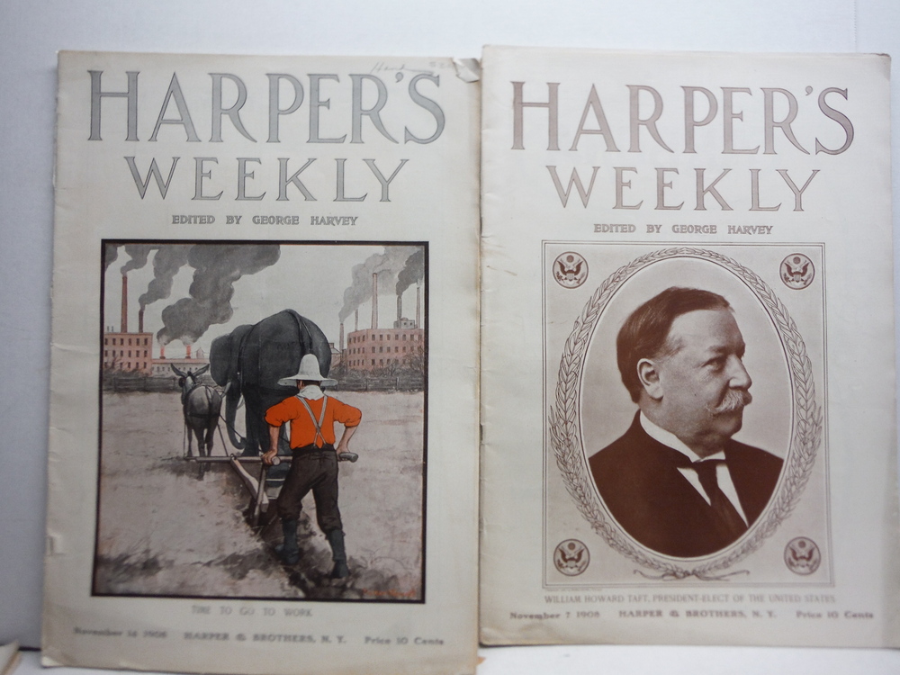 Image 4 of HARPER'S WEELY Vol. XLII - Ten Consecutive Issues Sept. 26, 1908 -  Dec..5, 1908