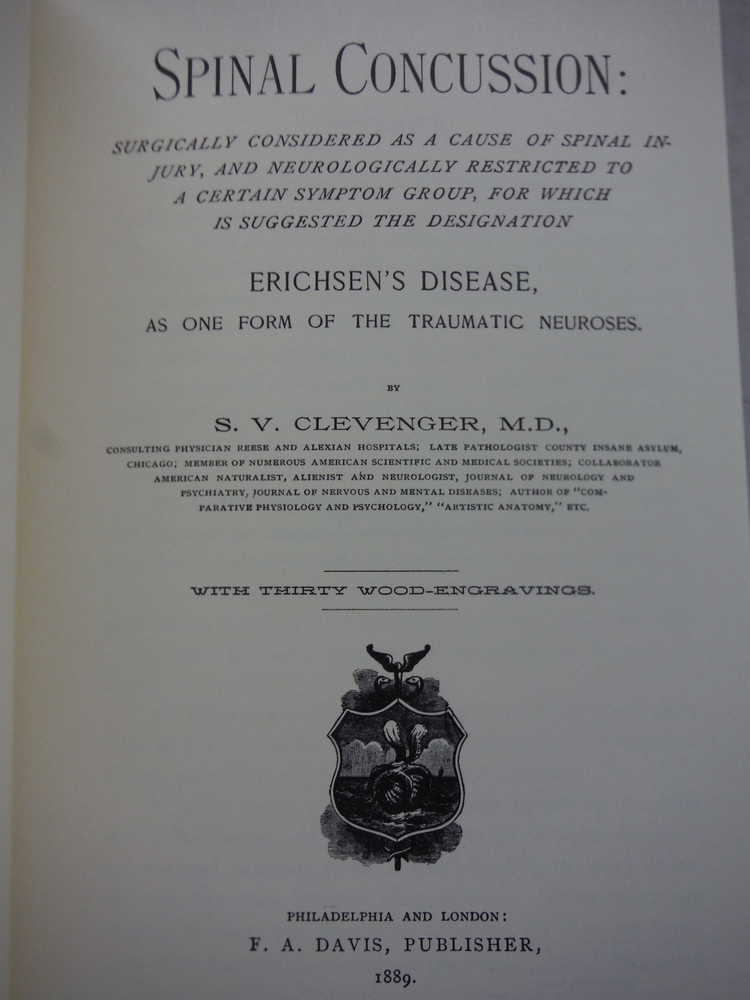 Image 2 of Spinal concussion (The Classics of neurology and neurosurgery library)