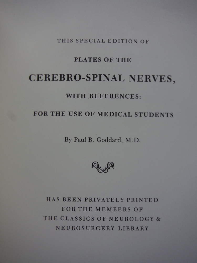 Image 2 of Plates of the Cerebro Spinal Nerves
