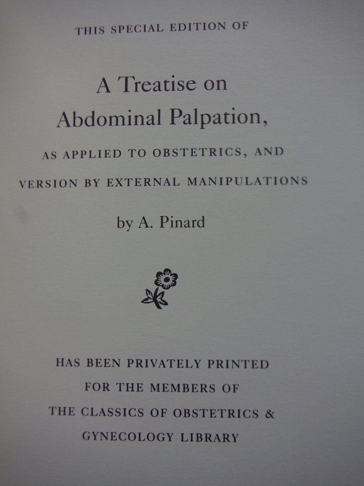 Image 1 of This special edition of a treatise on abdominal palpation: As applied to obstetr