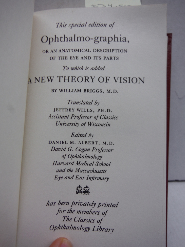 Image 1 of Ophthalmo-Graphia: or an Anatomical Description of the Eye and its Parts to whic