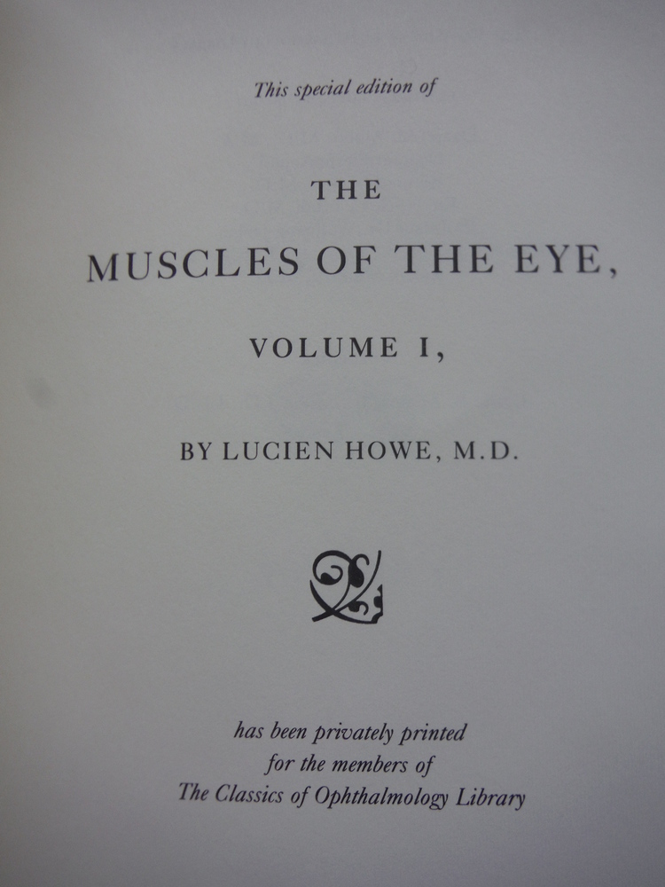 Image 2 of Muscles of the Eye. (TWO VOLUME SET)
