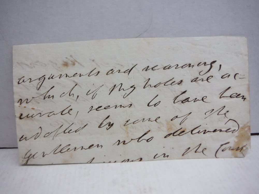 Image 1 of HENRY DUNDAS 1st Viscount Melville - signed letter fragment circa 1800