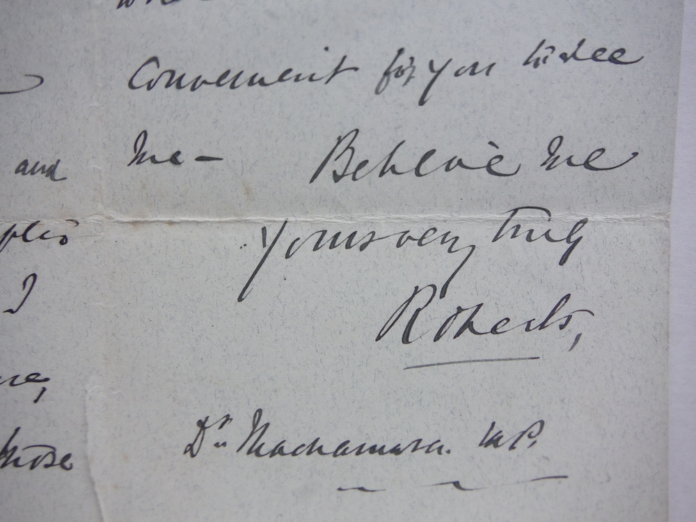 Image 0 of 1905 ORIGINAL SIGNED HANDWRITTEN LETTER OF FIELD MARSHAL FREDERICK ROBERTS, FIRS