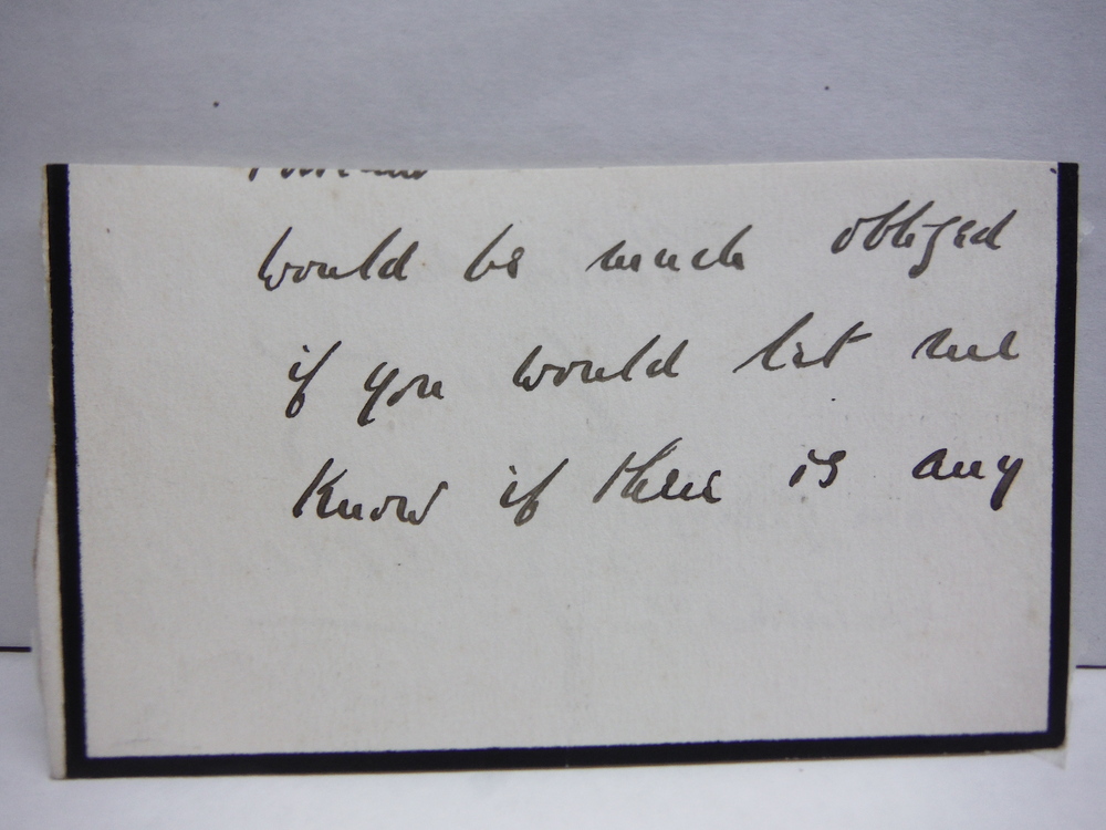 Image 1 of 1901 ORIGINAL SIGNED LETTER FRAGMENT OF FIELD MARSHAL FREDERICK ROBERTS, FIRST E