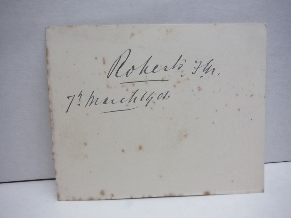 Image 0 of 1901 ORIGINAL SIGNED LETTER FRAGMENT OF FIELD MARSHAL FREDERICK ROBERTS, FIRST E