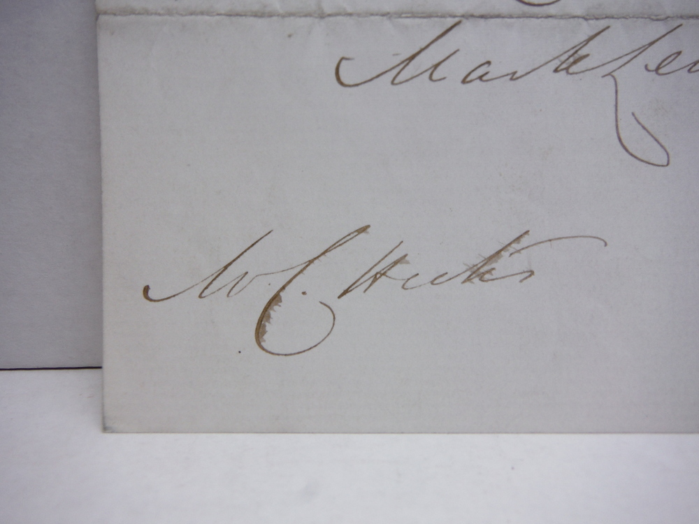 Image 0 of 1869 MARK LEMON HANDWRITTEN LETTER
