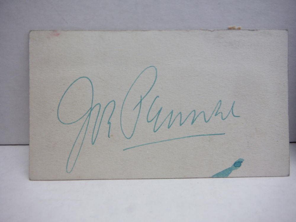 Image 1 of JOE PENNER SIGNED AUTOGRAPH (1934)