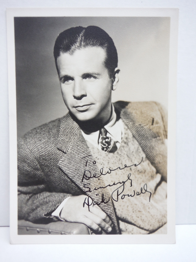 Image 0 of DICK POWELL AUTOGRAPHED PHOTO