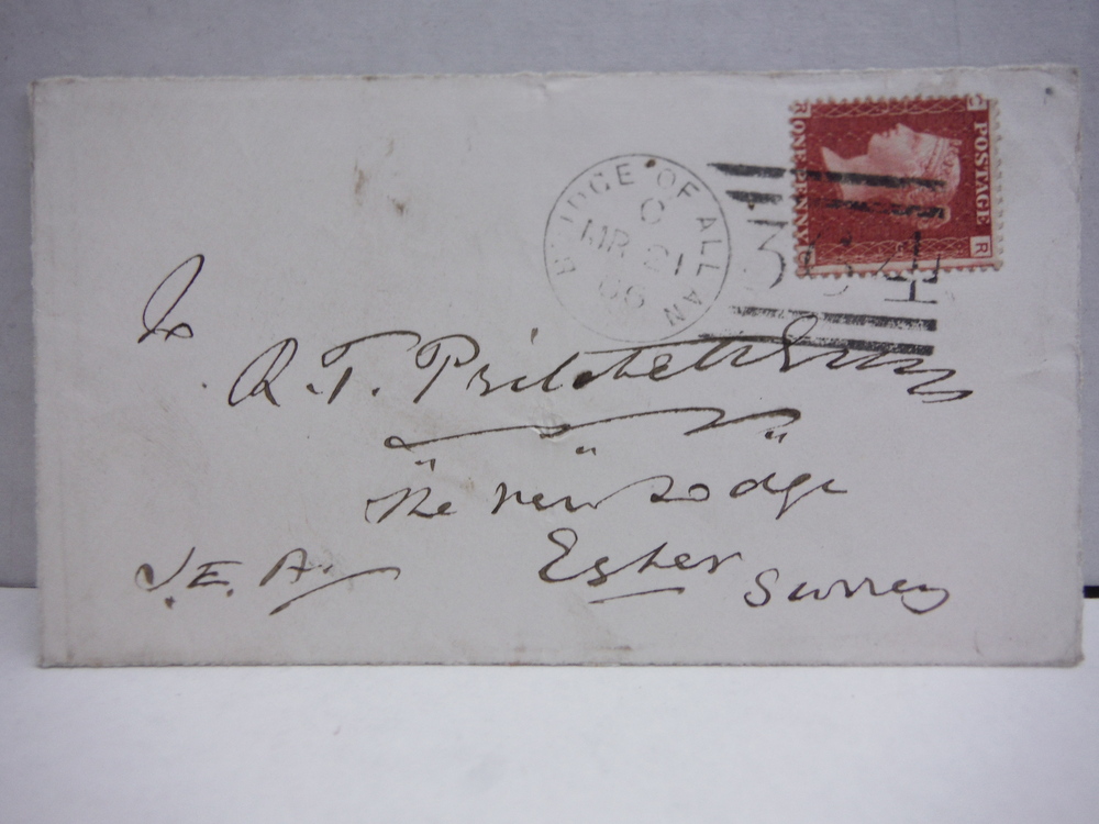 Image 0 of 1866 SIR JAMES EDWARD ALEXANDER SIGNED ENVELOPE