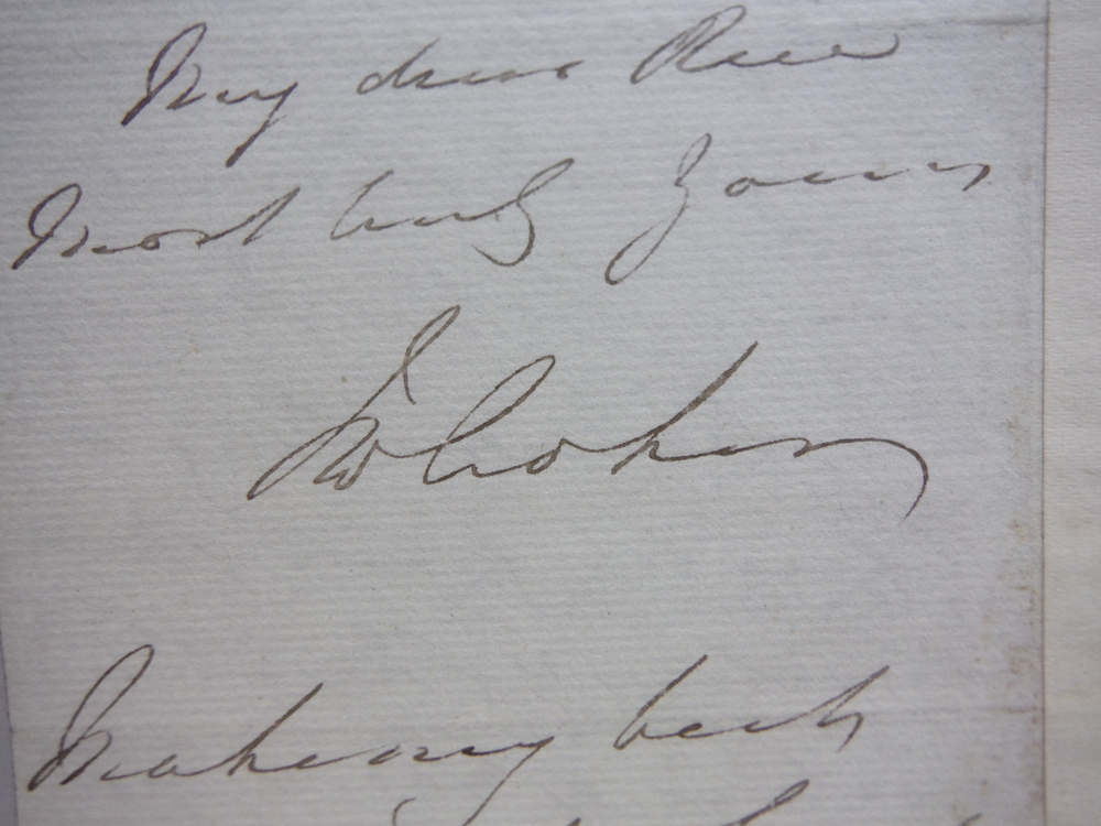 Image 0 of 1828 JOHN WATSON CROKER HANDWRITTEN SIGNED LETTER