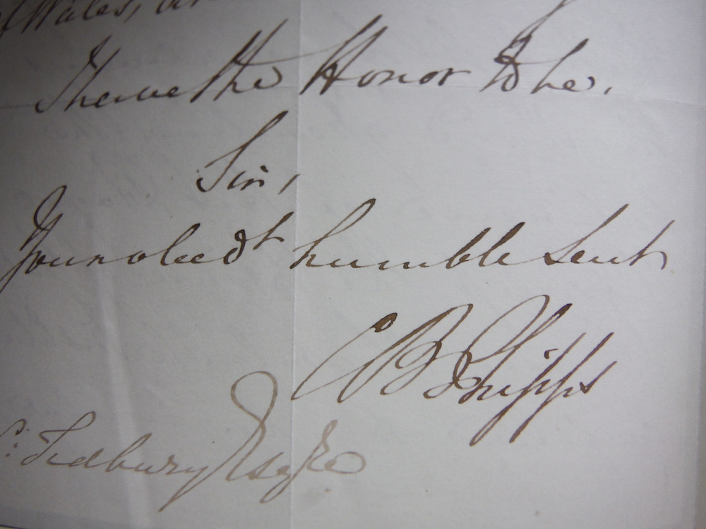 Image 4 of 1851 CHARLES BEAUMONT PHIPPS BUCKINGHAM PALACE LETTER