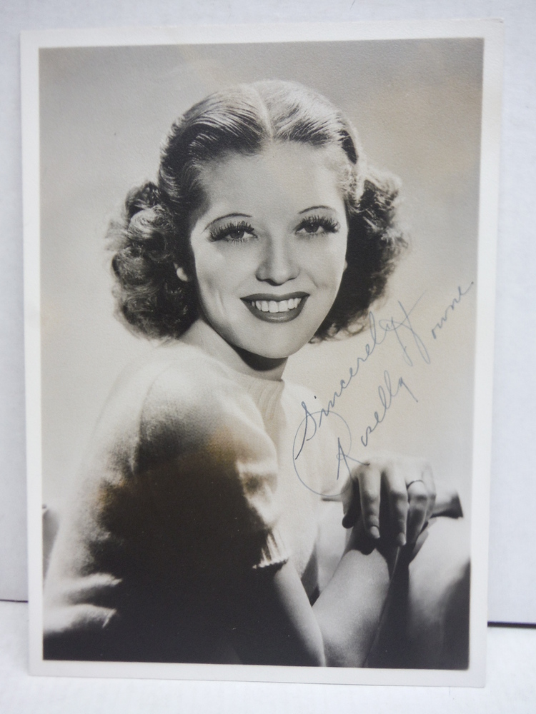 Image 0 of ROSELLA TOWNE AUTOGRAPHED PHOTO