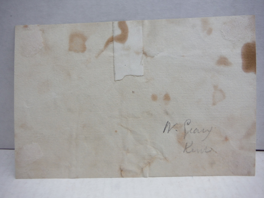 Image 2 of 1836: SIR WILLIAM GEARY SIGNED LETTER AND ENVELOPE PANEL