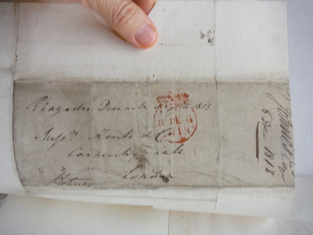 Image 3 of 1812: THOMAS JOHNES TWO HANDWRITTEN LETTERS