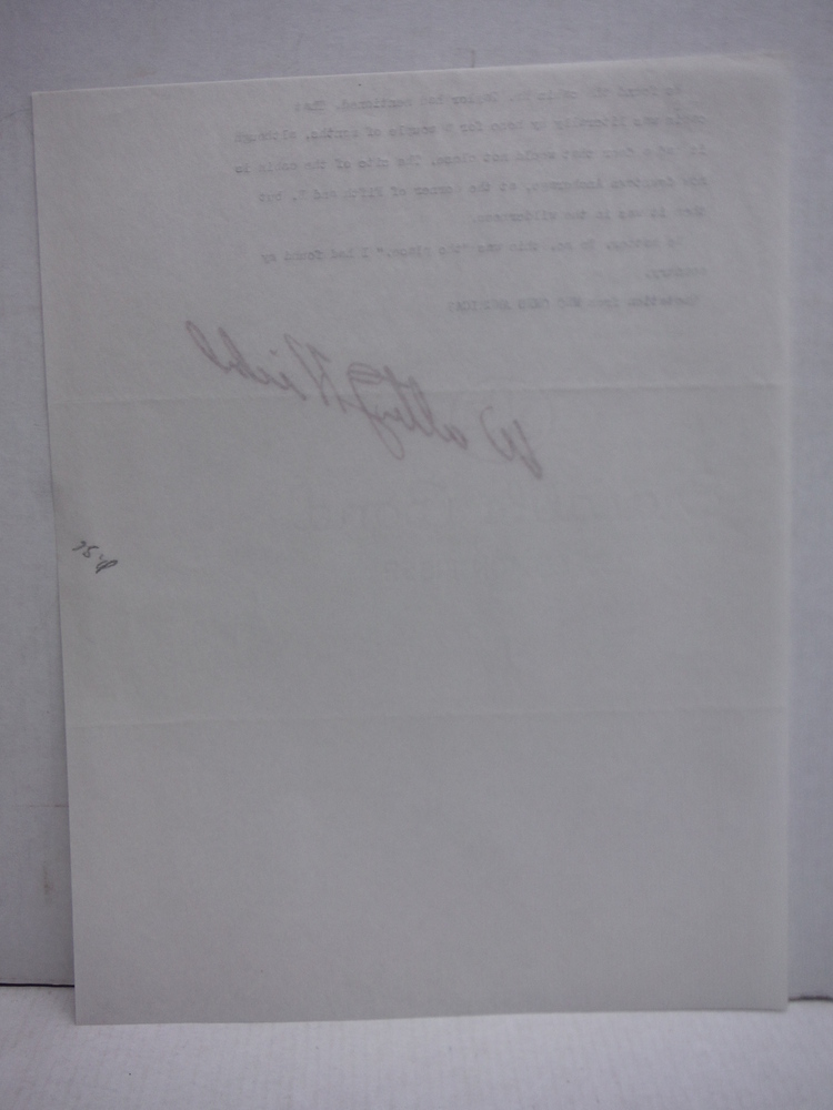 Image 1 of WALTER J. HICKEL SIGNED DOCUMENT
