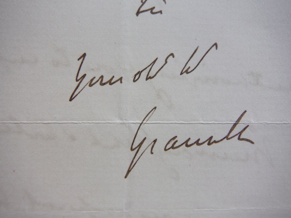 Image 2 of 1879: SECOND EARL OF GRANVILLE GEORG LEVENSON-GOWER HANDWRITTEN LETTER