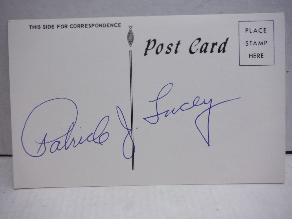 Image 1 of PATRICK LUCEY, GOVERNOR AUTOGRAPHS (3)