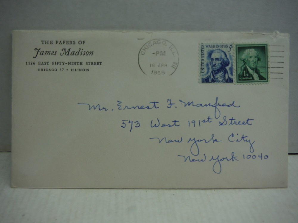 Image 0 of WILLIAM T. HUTCHiNSON, AUTHOR AUTOGRAPHED LETTER