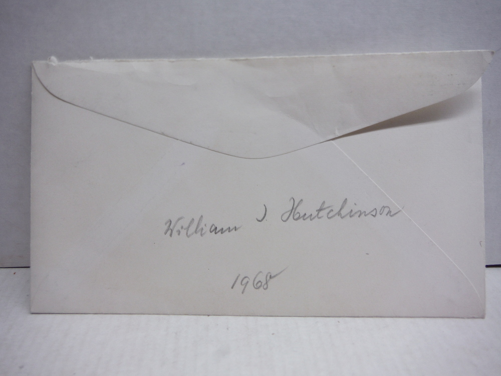 Image 3 of WILLIAM T. HUTCHiNSON, AUTHOR AUTOGRAPHED LETTER
