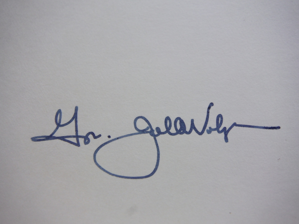 Image 1 of JOHN VOLPE - GOVERNOR AUTOGRAPH