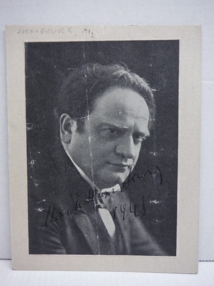 Image 0 of 1948:MARK HAMBOURG AUTOGRAPHED PHOTOGRAPH