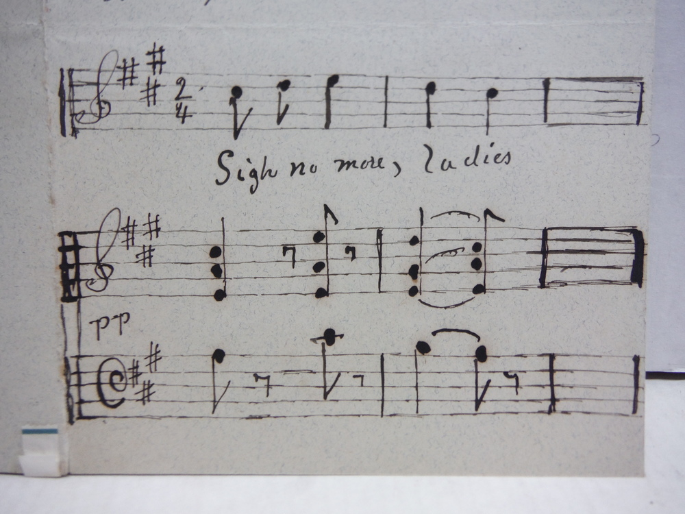 Image 2 of JOHN SIMS REEVES AUTOGRAPH WITH MUSICAL NOTATION